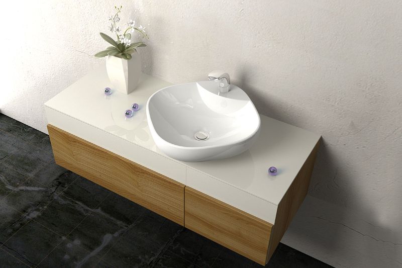 روکابینتی گلسار مدل GL9 جا شیر گوشه رو سنگی 44