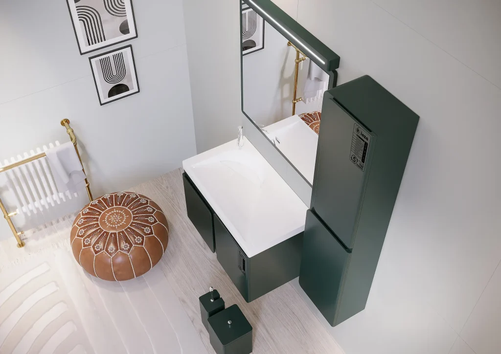 روشویی کابینتی رینزا مدل پازل - 20 رنگ